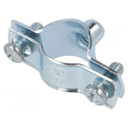 Colier cu șurub 14-17mm oțel zincat | Electronic-mag.ro | Componente Electronice