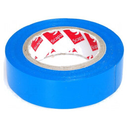 Bandă Electroizolantă Albastră 15mm x 10m | Electronic-mag.ro | Componente Electronice