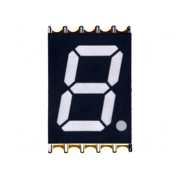 LED 7 Segmente 10mm Roșu 30mcd | Electronic-mag.ro | Componente Electronice