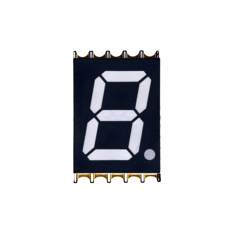 LED 7 Segmente 10mm Roșu 30mcd | Electronic-mag.ro | Componente Electronice