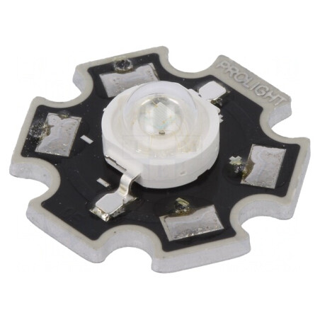LED albastru 3W 700mA 130° 455-475nm Proeon | Electronic-mag.ro | Componente Electronice