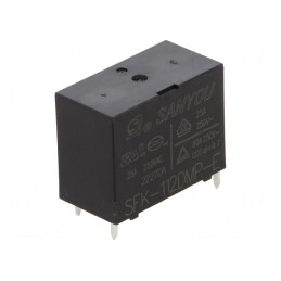 Releu electromagnetic SPST-NO 12VDC 25A SFK | Electronic-mag.ro | Componente Electronice