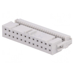 Mufă IDC mamă 24 PIN aurită 1,27mm fără presare cablu | Electronic-mag.ro | Componente Electronice