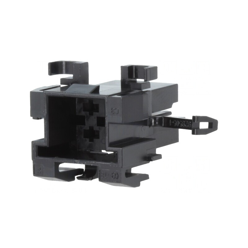 Conector JPT 4 pini negru cablu-cablu tată mufă | Electronic-mag.ro | Componente Electronice