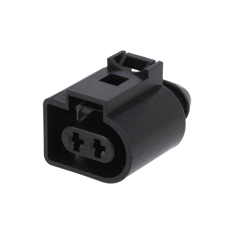 Conector Automotive MCP 2.8 Mamă Mufă pe Cablu 2 Pini Negru | Electronic-mag.ro | Componente Electronice