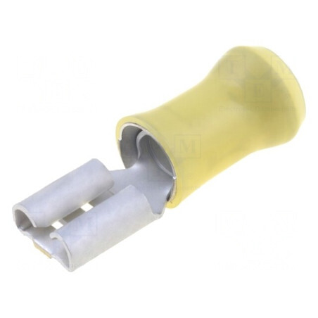 Terminal Mamă Crimpat Alamă 6,3mm 4-6mm2 | Electronic-mag.ro | Componente Electronice
