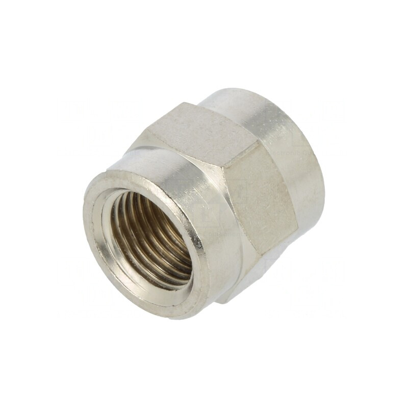 Manșon Alamă Nichelată G 1/8 | Electronic-mag.ro | Componente Electronice