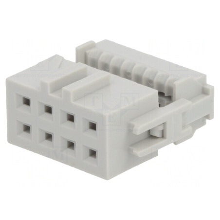 Mufă IDC Mamă 8 PIN 1,27mm Aurit | Electronic-mag.ro | Componente Electronice