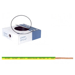 Cablu BiTOne 4mm2 PVC Galben-Verde 450V 750V | Electronic-mag.ro | Componente Electronice
