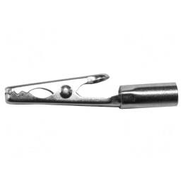 Bornă Crocodil 5A Nichelată 4.8mm | Electronic-mag.ro | Componente Electronice