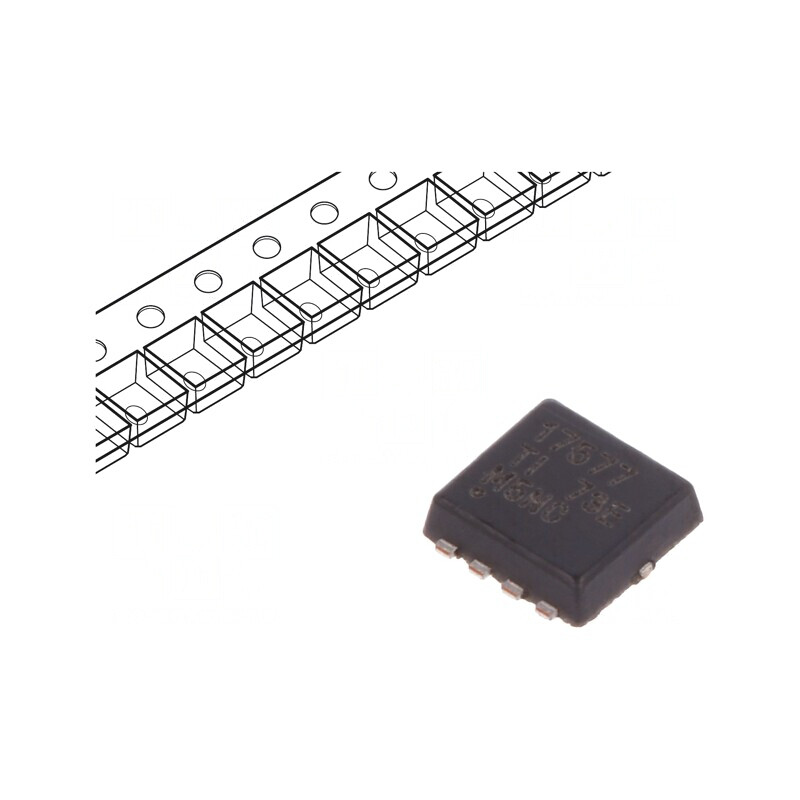 N-MOSFET Tranzistor 30V 35A 53W VSONP8 3,3x3,3mm | Electronic-mag.ro | Componente Electronice