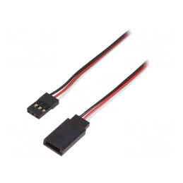 Prelungitor cablu 3pin 300mm pentru servomecanisme | Electronic-mag.ro | Componente Electronice