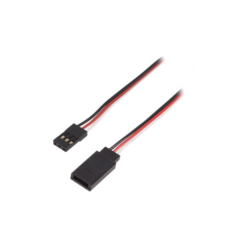 Prelungitor cablu 3pin 300mm pentru servomecanisme | Electronic-mag.ro | Componente Electronice