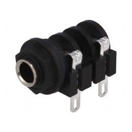 Soclu Jack 6.3mm Mono 90° Lipire | Electronic-mag.ro | Componente Electronice