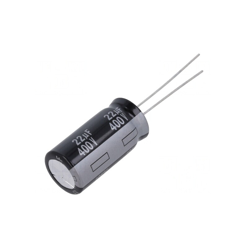 Condensator Electrolitic THT 22uF 400V 12.5x25mm | Electronic-mag.ro | Componente Electronice