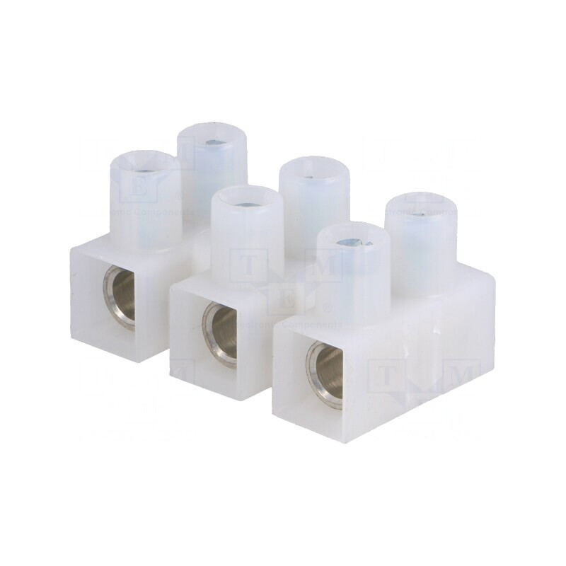 Regletă de conexiuni terminale cu șurub 6-16mm² 450V 3 piste | Electronic-mag.ro | Componente Electronice