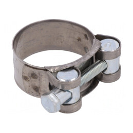 Colier cu Șurub 20mm Oțel Cromat AISI 430 | Electronic-mag.ro | Componente Electronice