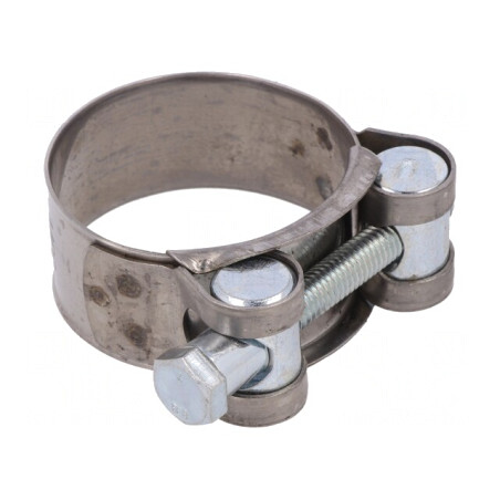 Colier cu Șurub 20mm Oțel Cromat AISI 430 | Electronic-mag.ro | Componente Electronice