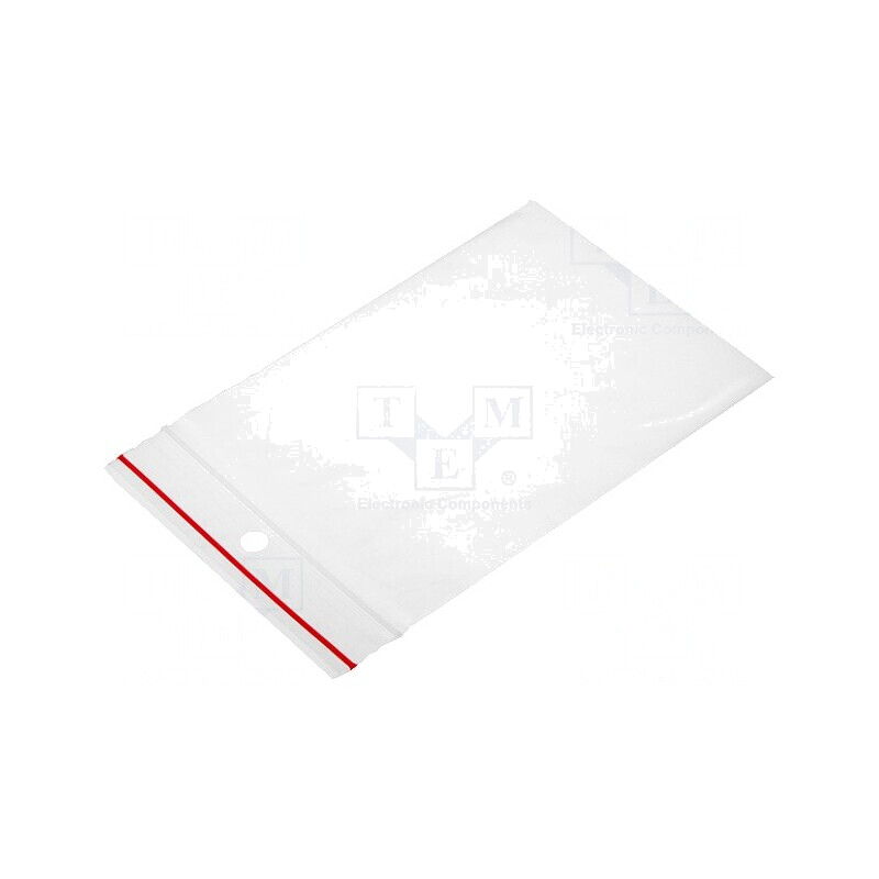 Pungă cu fermoar 100mm x 70mm polietilenă | Electronic-mag.ro | Componente Electronice