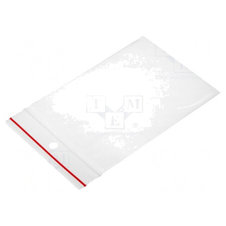 Pungă cu fermoar 100mm x 70mm polietilenă | Electronic-mag.ro | Componente Electronice