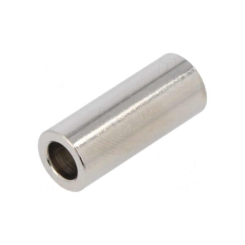 Manşon Distanţier 25mm Alamă Nichel 10mm | Electronic-mag.ro | Componente Electronice