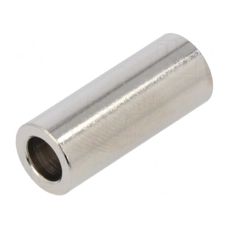 Manşon Distanţier 25mm Alamă Nichel 10mm | Electronic-mag.ro | Componente Electronice