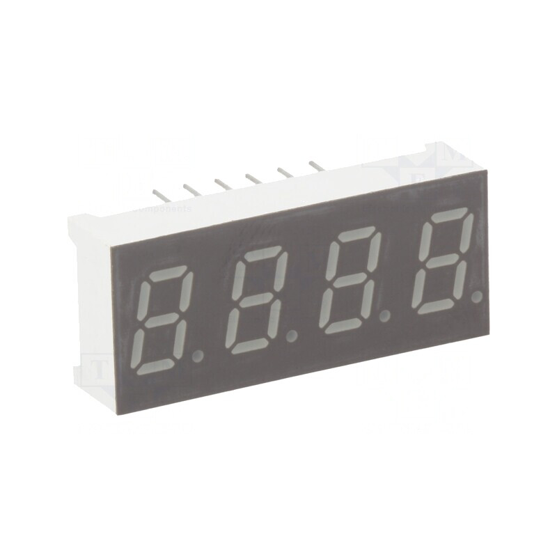 Afișaj LED 7 Segmente 7.62mm 4 Digiti Roșu | Electronic-mag.ro | Componente Electronice Afișaj LED 7 Segmente 7.62mm 4 Digiti Roșu | Electronic-mag.ro | Componente Electronice