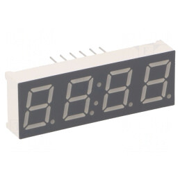 Afişaj LED 7 Segmente Galben-Verde 4 Digiți 9,9mm | Electronic-mag.ro | Componente Electronice