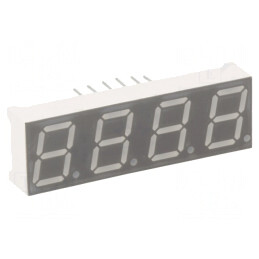 Afișaj LED 7 Segmente 10mm 4 Digits Galben-Verde | Electronic-mag.ro | Componente Electronice
