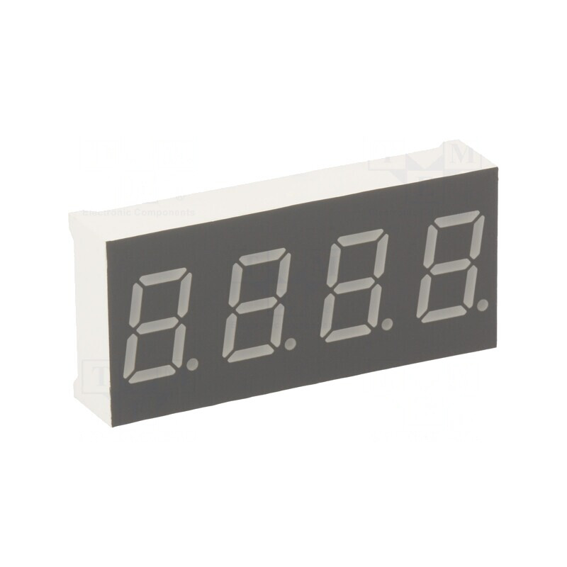 Afișaj LED 7 Segmente 10mm Galben-Verde | Electronic-mag.ro | Componente Electronice