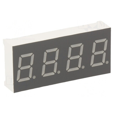 Afișaj LED 7 Segmente 10mm Galben-Verde | Electronic-mag.ro | Componente Electronice