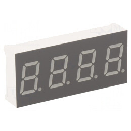 Afișaj LED 7 Segmente 10,16mm 4 Cifre Roșu | Electronic-mag.ro | Componente Electronice