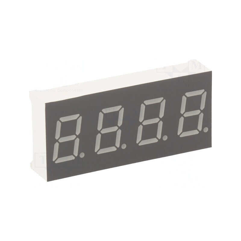 Afișaj LED 7 segmente roșu 4 caractere | Electronic-mag.ro | Componente Electronice