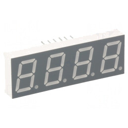 Afişaj LED 7 Segmente 4 Digiti Galben-Verde | Electronic-mag.ro | Componente Electronice