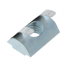 Piuliță Profile 6mm Oțel Zincat cu Arc Lamelar | Electronic-mag.ro | Componente Electronice