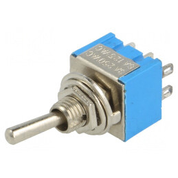 Comutator Basculant 3 Pozitii ON-OFF-ON pentru Lipit | Electronic-mag.ro | Componente Electronice