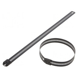 Colier de strângere oțel inoxidabil 225mm 12mm | Electronic-mag.ro | Componente Electronice