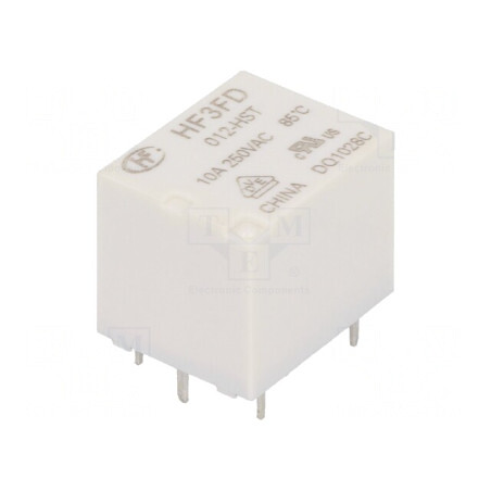 Releu Electromagnetic SPST-NO 12VDC 15A 10A/250VAC | Electronic-mag.ro | Componente Electronice