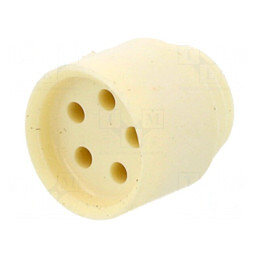 Insert Ppresetupă Elastomer 1,6mm NPT3/8 5 Orificii | Electronic-mag.ro | Componente Electronice