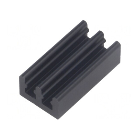 Radiator Aluminiu Negru 19x10x6mm 36K/W | Electronic-mag.ro | Componente Electronice