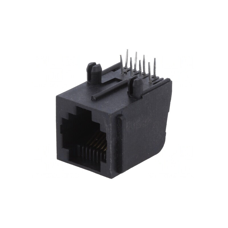 Soclu RJ45 Cat 5 8p8c în unghi | Electronic-mag.ro | Componente Electronice