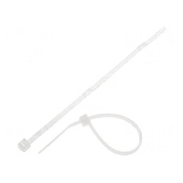 Colier de Strângere Poliamidă 760mm x 7,6mm Natural | Electronic-mag.ro | Componente Electronice