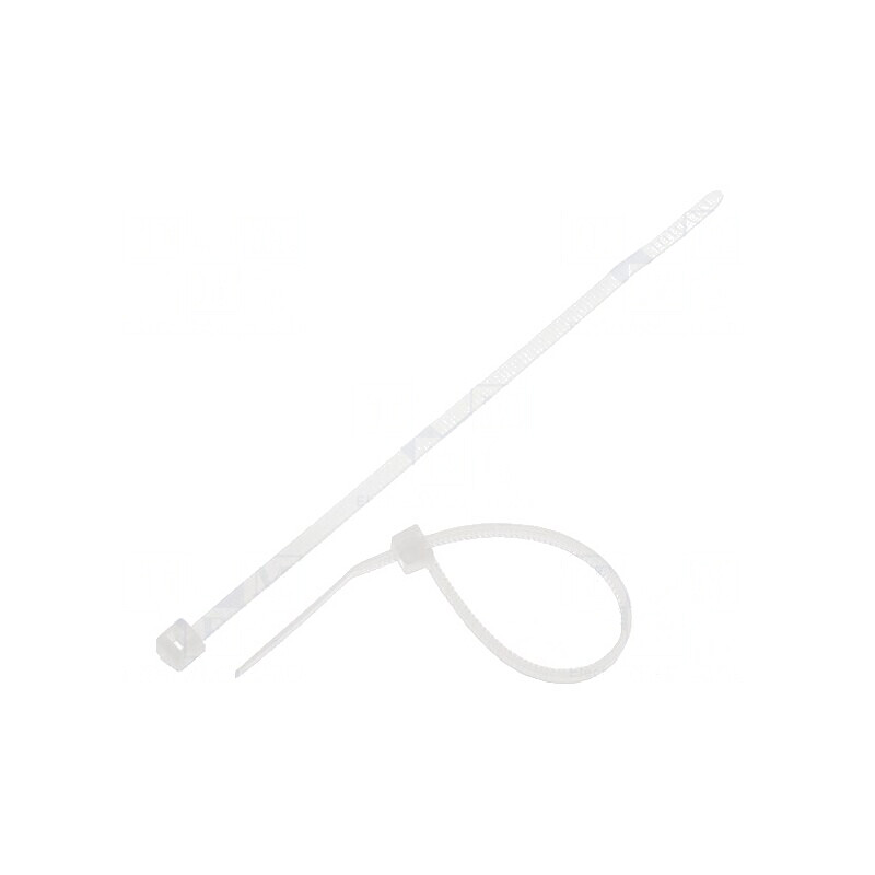Colier de Strângere Poliamidă 760mm x 7,6mm Natural | Electronic-mag.ro | Componente Electronice