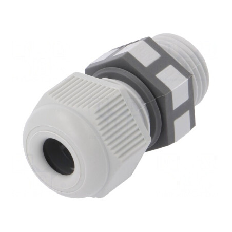 Garnitură de etanșare PG9 gri poliamidă IP68 | Electronic-mag.ro | Componente Electronice