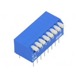 Comutator DIP-SWITCH 8 Secțiuni OFF-ON 24VDC | Electronic-mag.ro | Componente Electronice