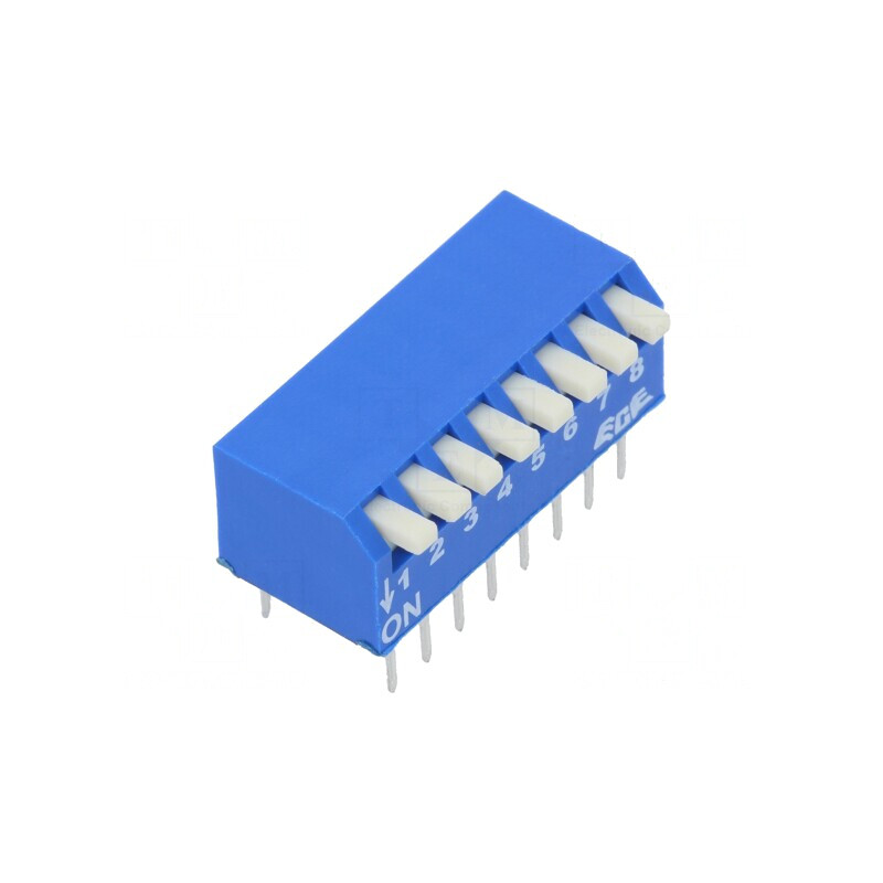 Comutator DIP-SWITCH 8 Secțiuni OFF-ON 24VDC | Electronic-mag.ro | Componente Electronice
