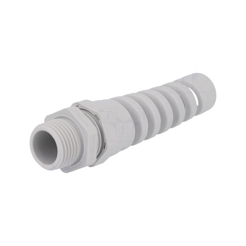 Garnitură Etanșare NPT1/2 IP68 Poliamidă Gri | Electronic-mag.ro | Componente Electronice