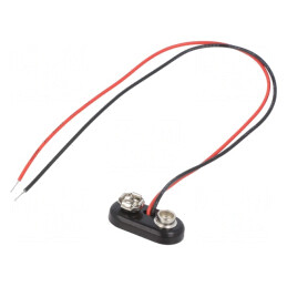 Conector Baterie 6F22 cu Cabluri 150mm | Electronic-mag.ro | Componente Electronice