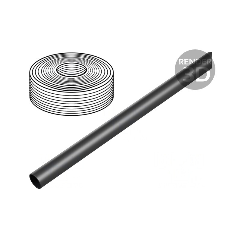 Cablu Pneumatic Polietilenă Neagră 10 bar | Electronic-mag.ro | Componente Electronice