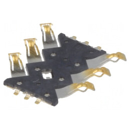 Conector Nano SIM Profil Jos SMT 6 PIN-uri | Electronic-mag.ro | Componente Electronice